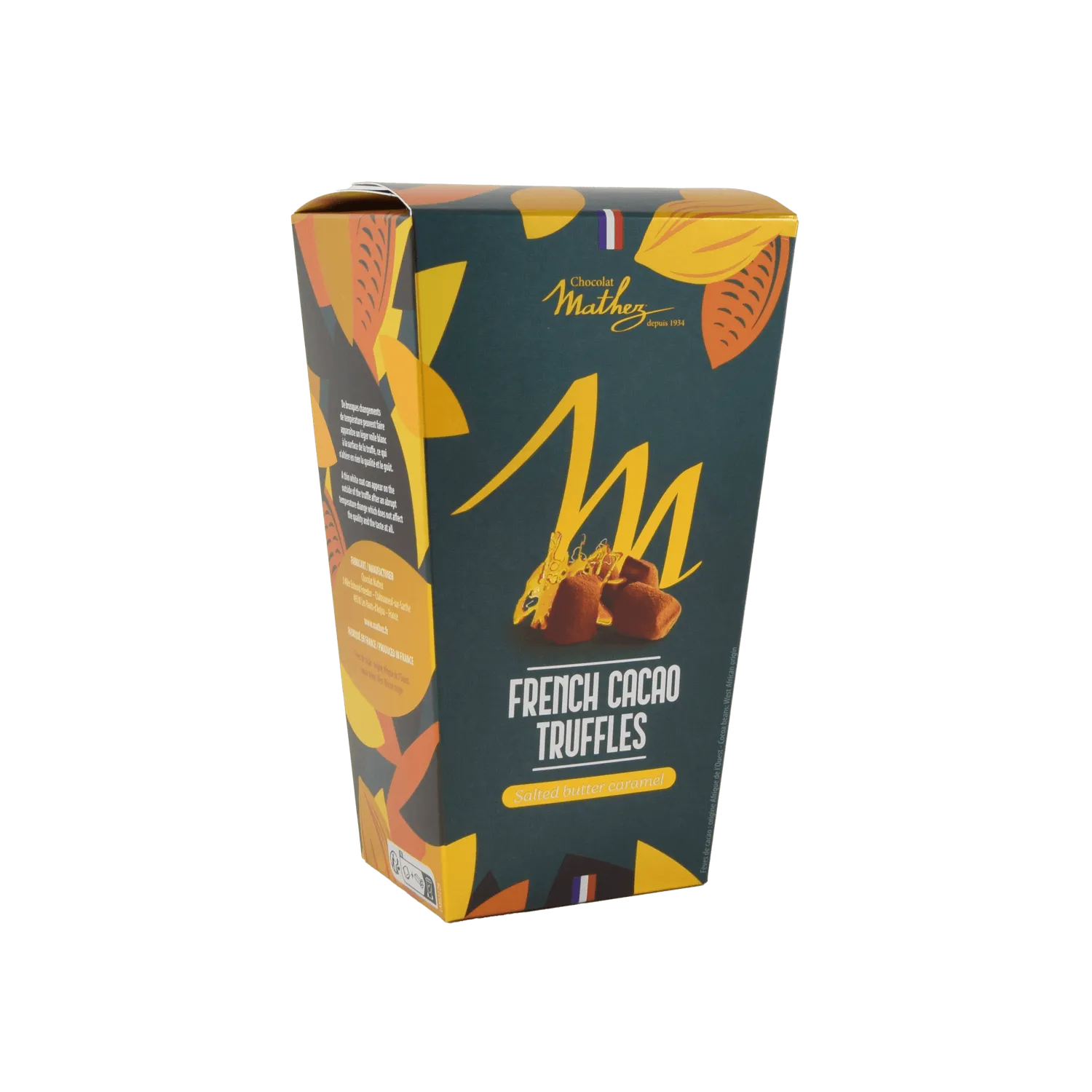 Chocolat Mathez Cocoa Box truffes cacao 250g fantaisie