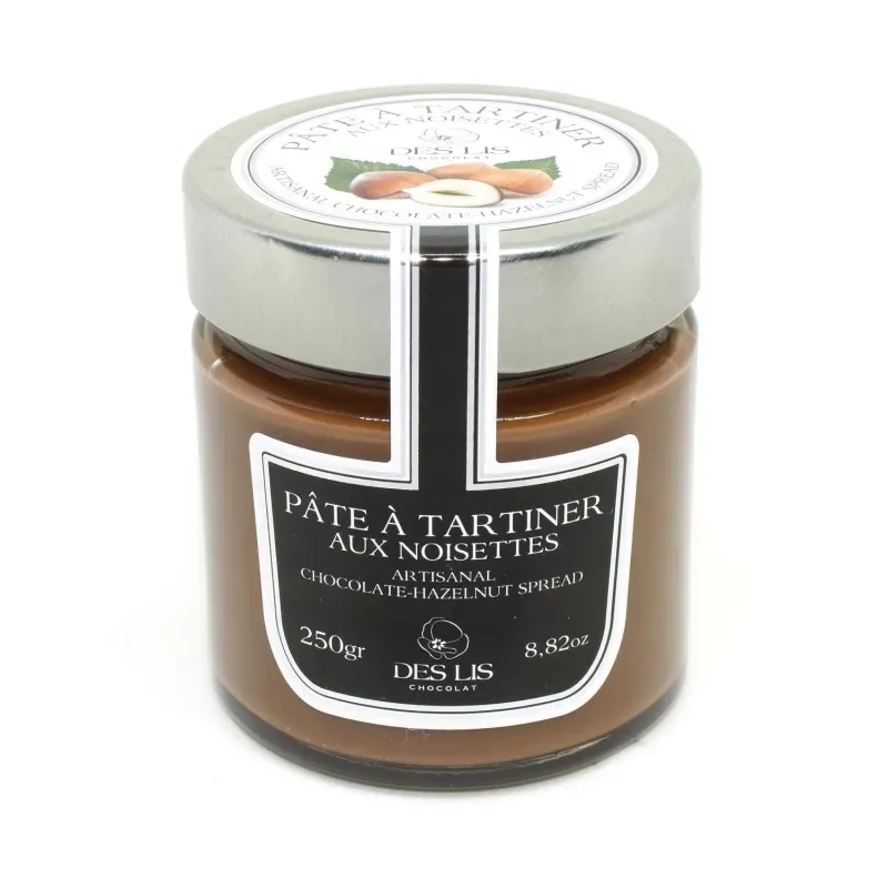 Des Lis Chocolat pâte à tartiner noisettes 250g fondante