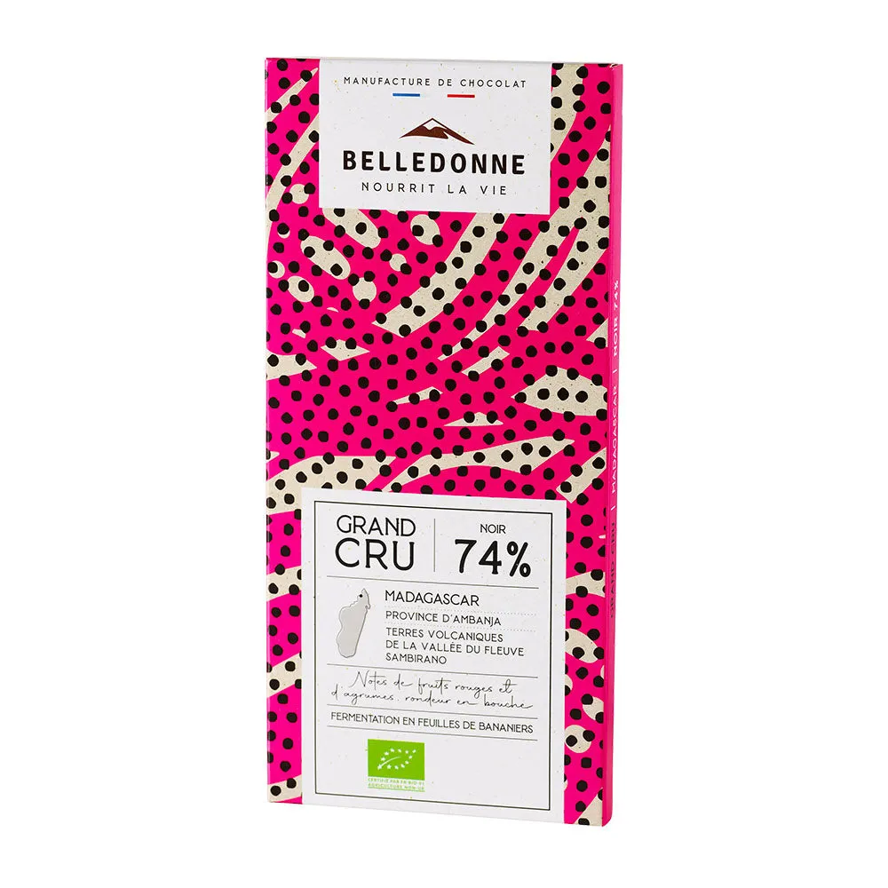 Belledonne Grand Cru Madagascar tablette chocolat noir 74% 100 g