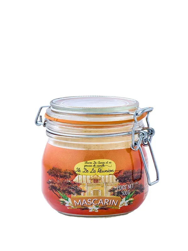 Mascarin Sucre roux bocal 500g canne blonde