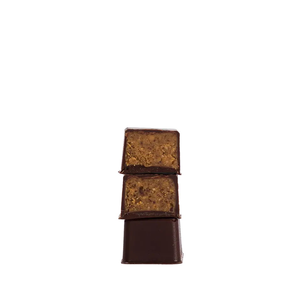Plaq Mix 2 pralinés boîte 16 bonbons chocolat noir