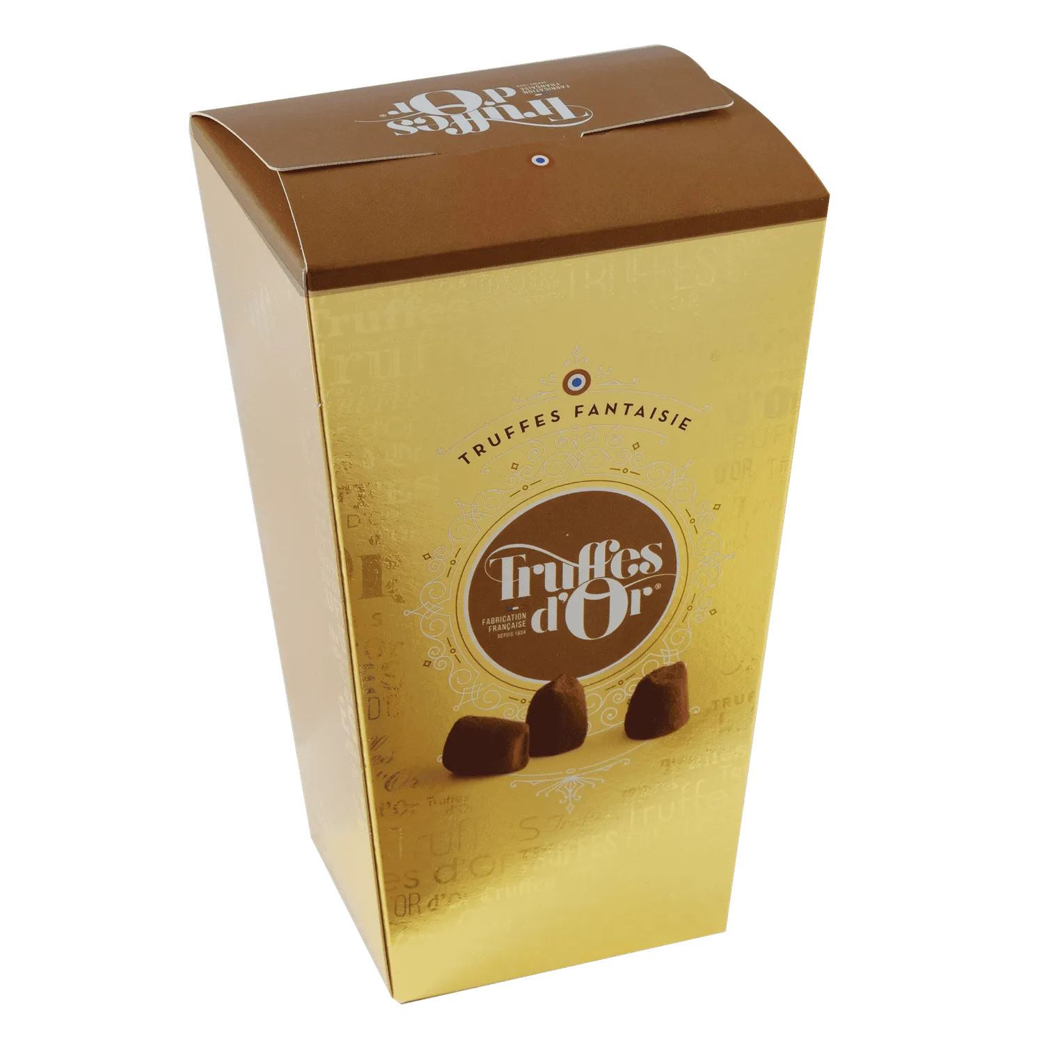 Mathez Truffe d'or étui truffes fantaisie 200g doré