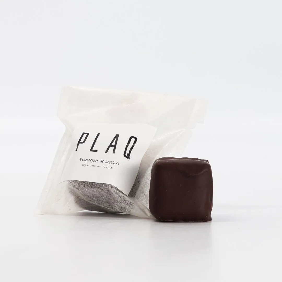 PLAQ Rocher Noir Praliné Noisettes rocher chocolat