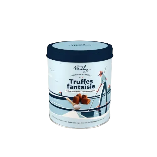 Chocolat Mathez Truffes Fantaisie Sel de Guérande boite 250g