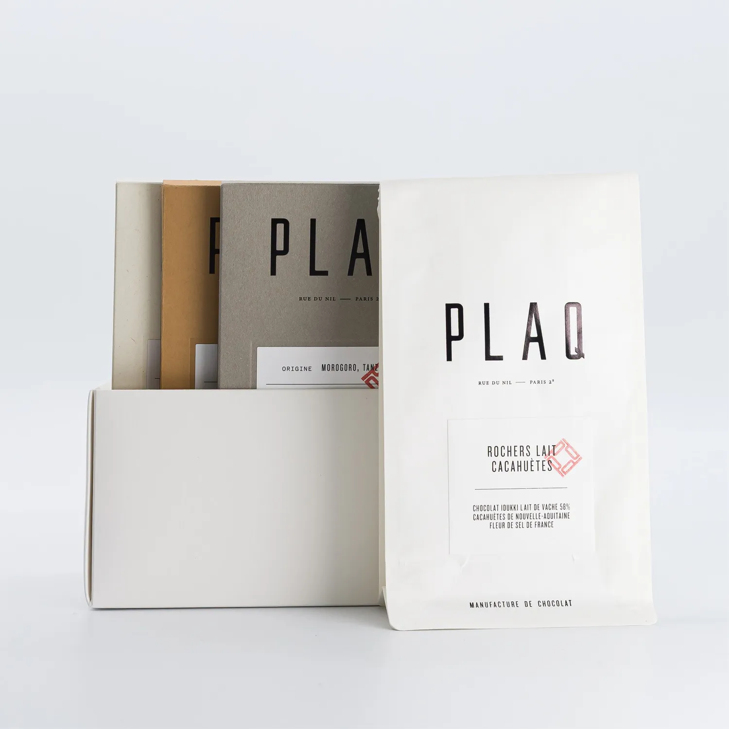Plaq Découverte Artisan coffret 5 chocolats noir lait