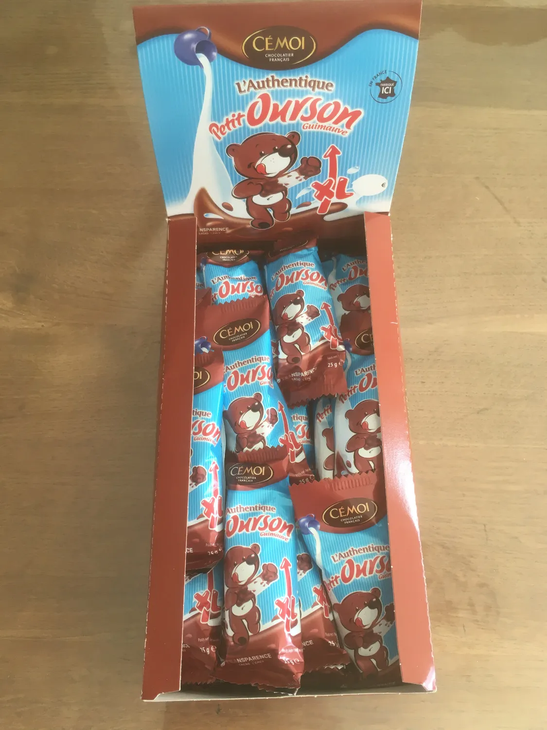 Cémoi Petit Ourson ourson guimauve lait XL 27 pièces moelleux