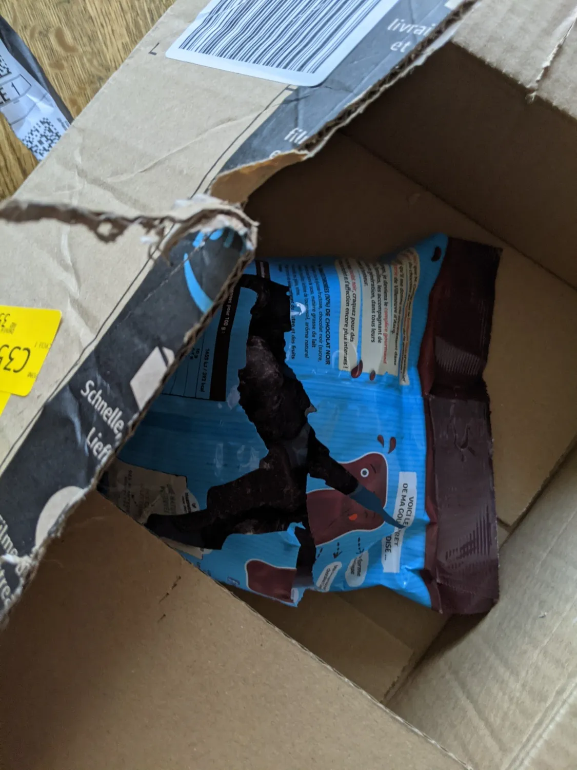 Cémoi Petit Ourson guimauve chocolat noir 180g moelleux
