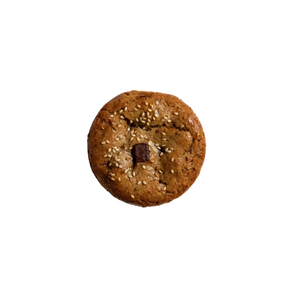 PLAQ cookie miso tahini moelleux