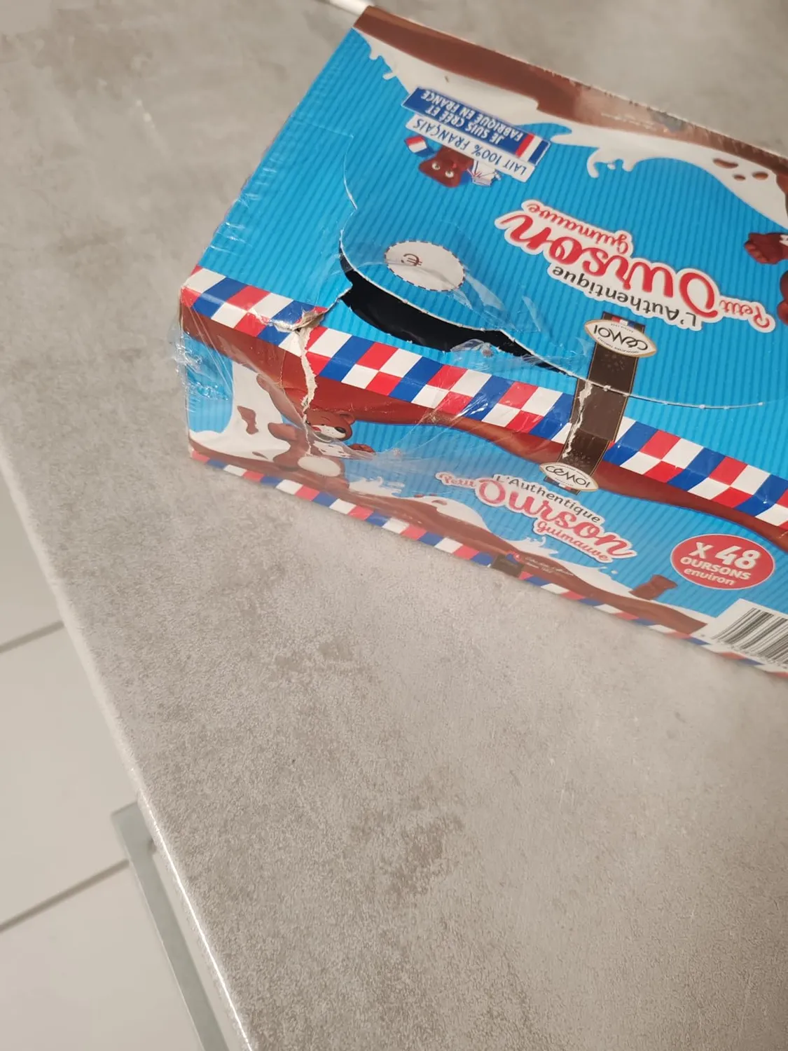 Cémoi Petit Ourson guimauve chocolat au lait 48 pièces moelleux