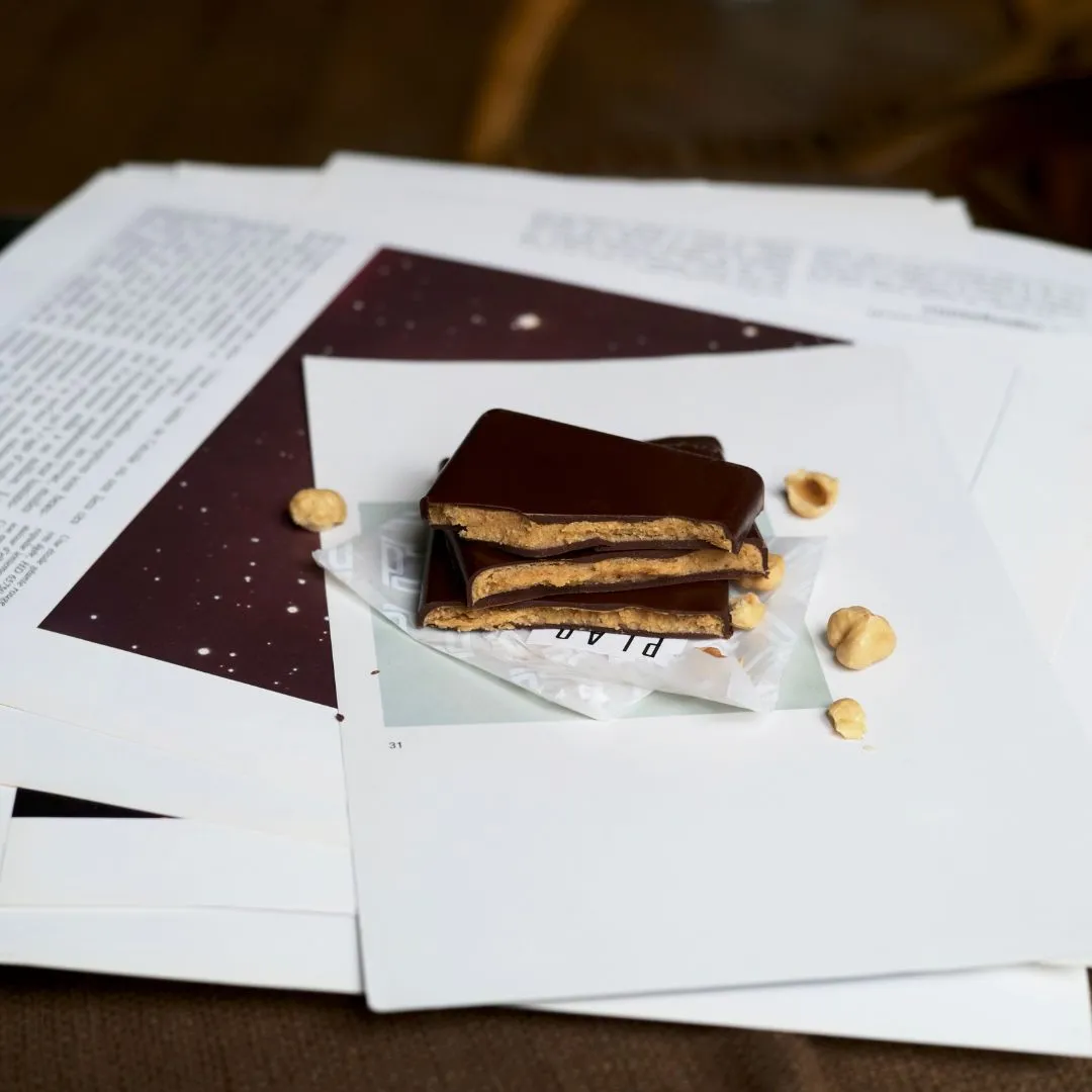 PLAQ Kamili Praliné Noisettes tablette chocolat 76%