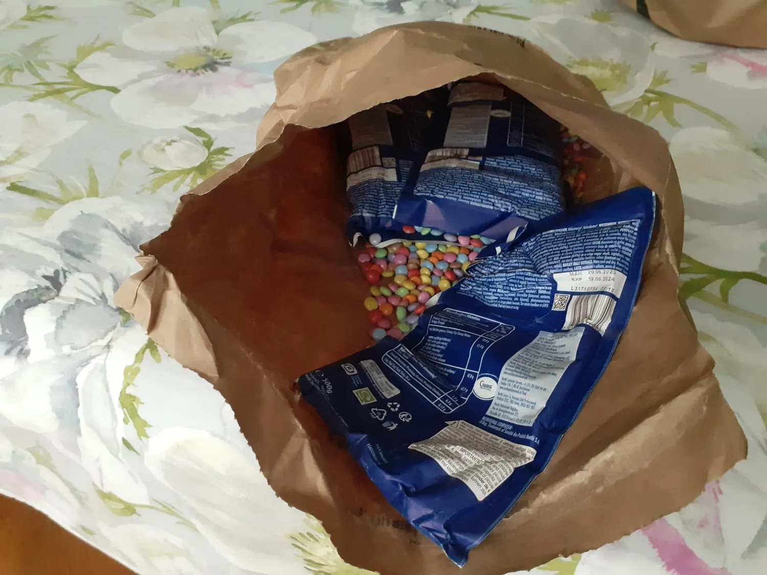 Smarties Mini topping chocolat au lait 500g dessert coloré naturel