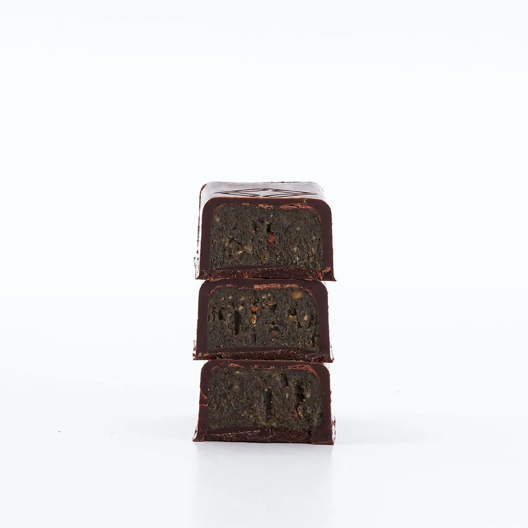 Plaq Kamili barre sarrasin sésame noir chocolat noir