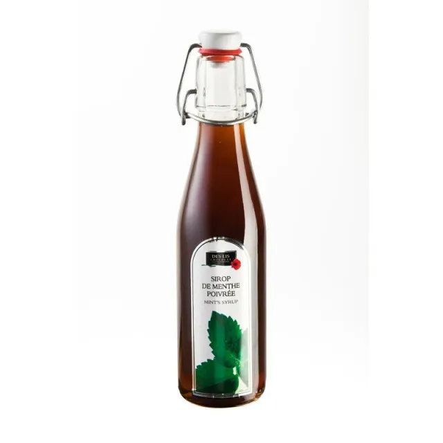 Des Lis Chocolat sirop menthe poivrée coquelicot