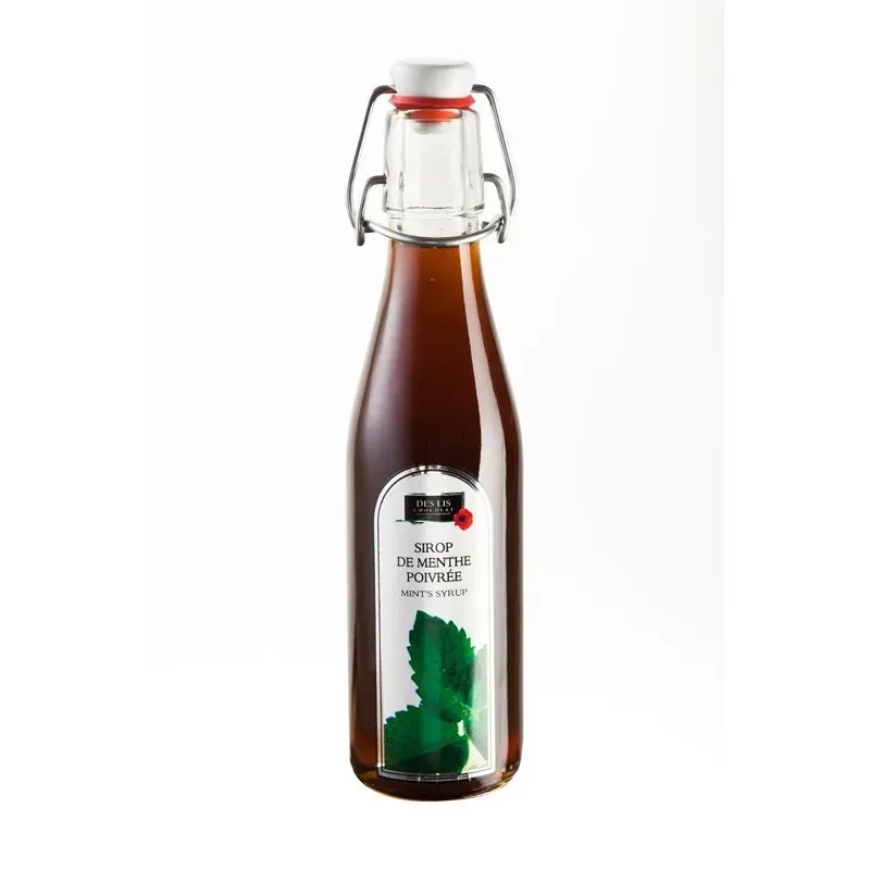 Des Lis Chocolat sirop menthe poivrée coquelicot