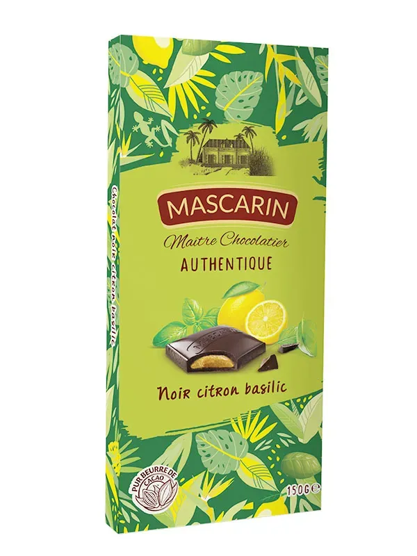 Mascarin Authentique chocolat noir citron basilic