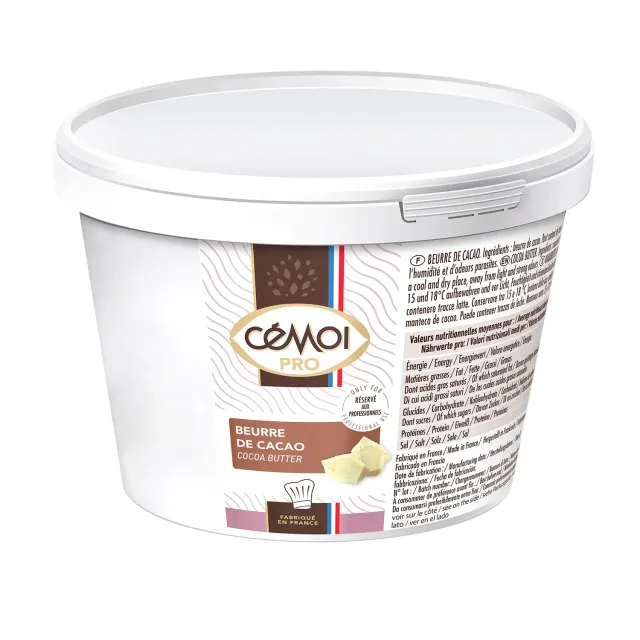Cémoi Beurre de Cacao 1 kg pur professionnel