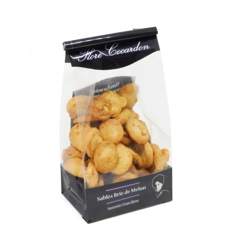 Des Lis Chocolat Sablés Brie de Melun biscuits 200g salés