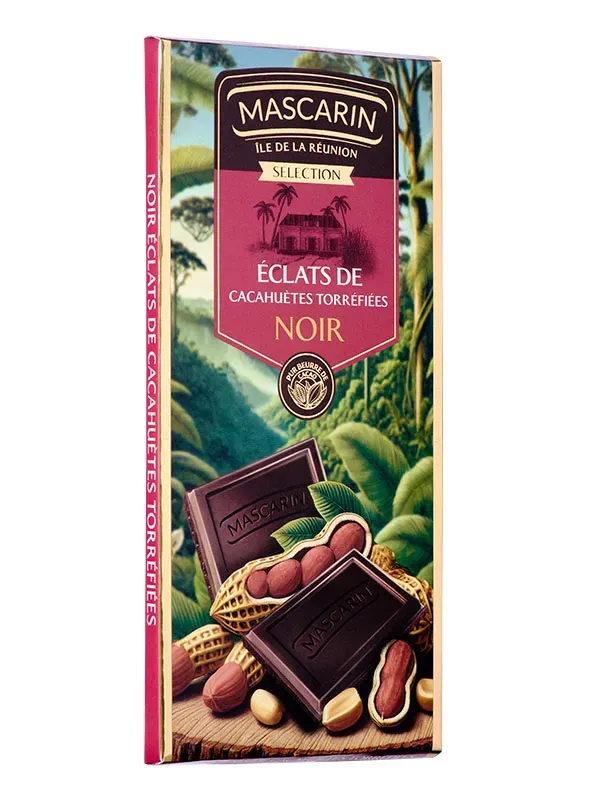 Mascarin Sélection tablette chocolat noir cacahuètes tor16