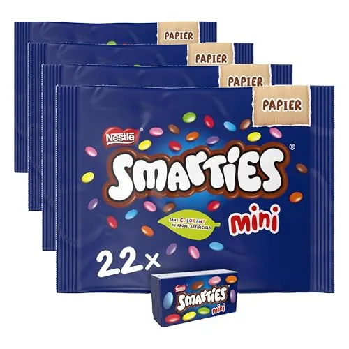 Smarties Mini bonbons chocolat au lait 315g familial colorés naturels