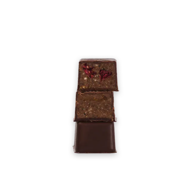 Plaq Bonbons Fruits Thé pralinés amandes coffret