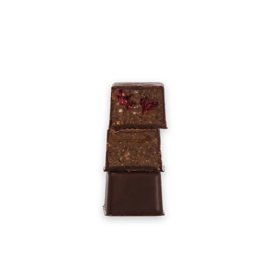 Plaq Bonbons Fruits Thé pralinés amandes coffret