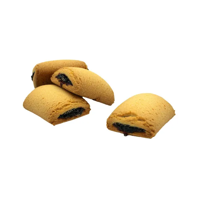 Belledonne Mini Croc' Myrtille biscuit sablé vrac 3 kg fourré fruit