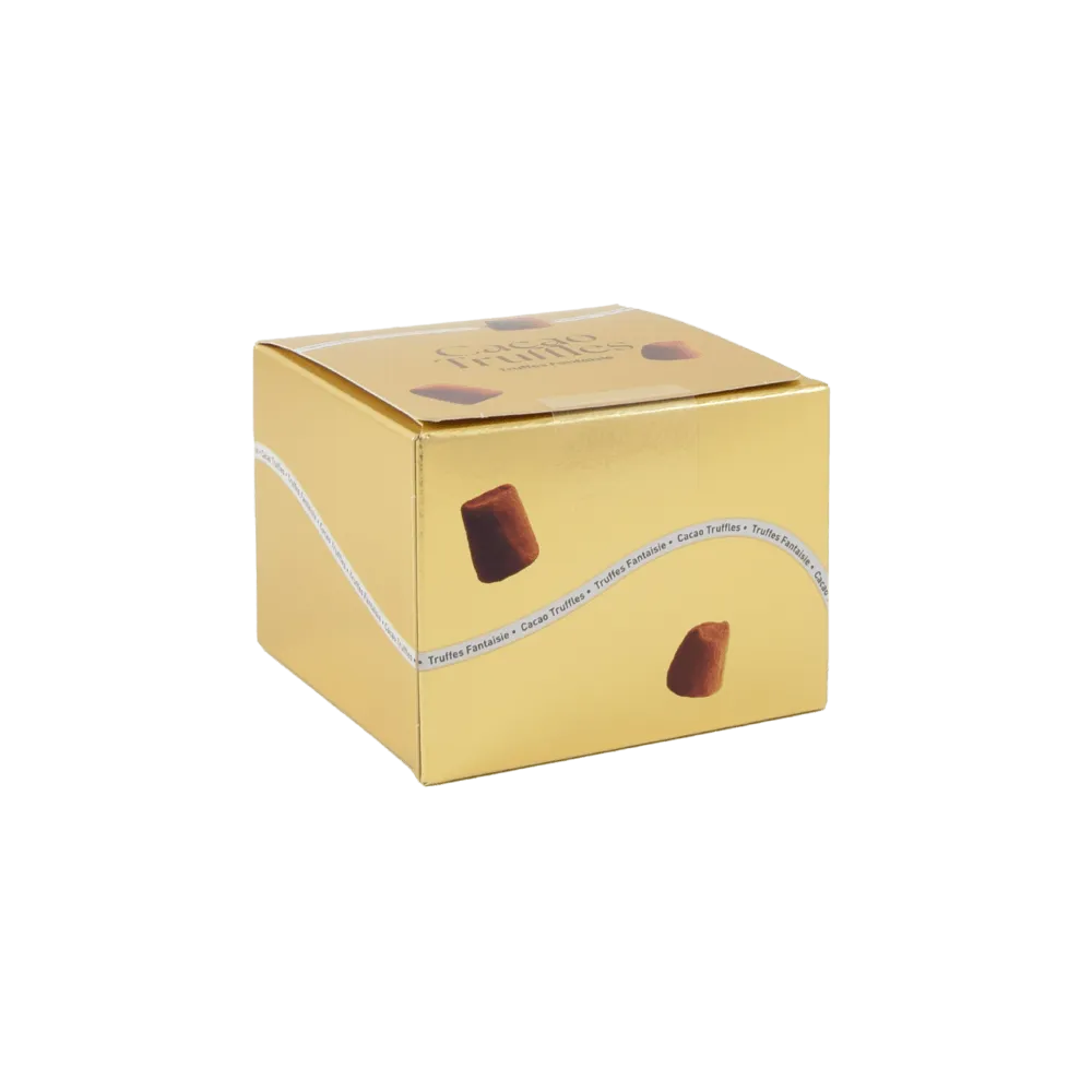 Chocolat Mathez Attaque Or ballotin truffes fantaisie doré