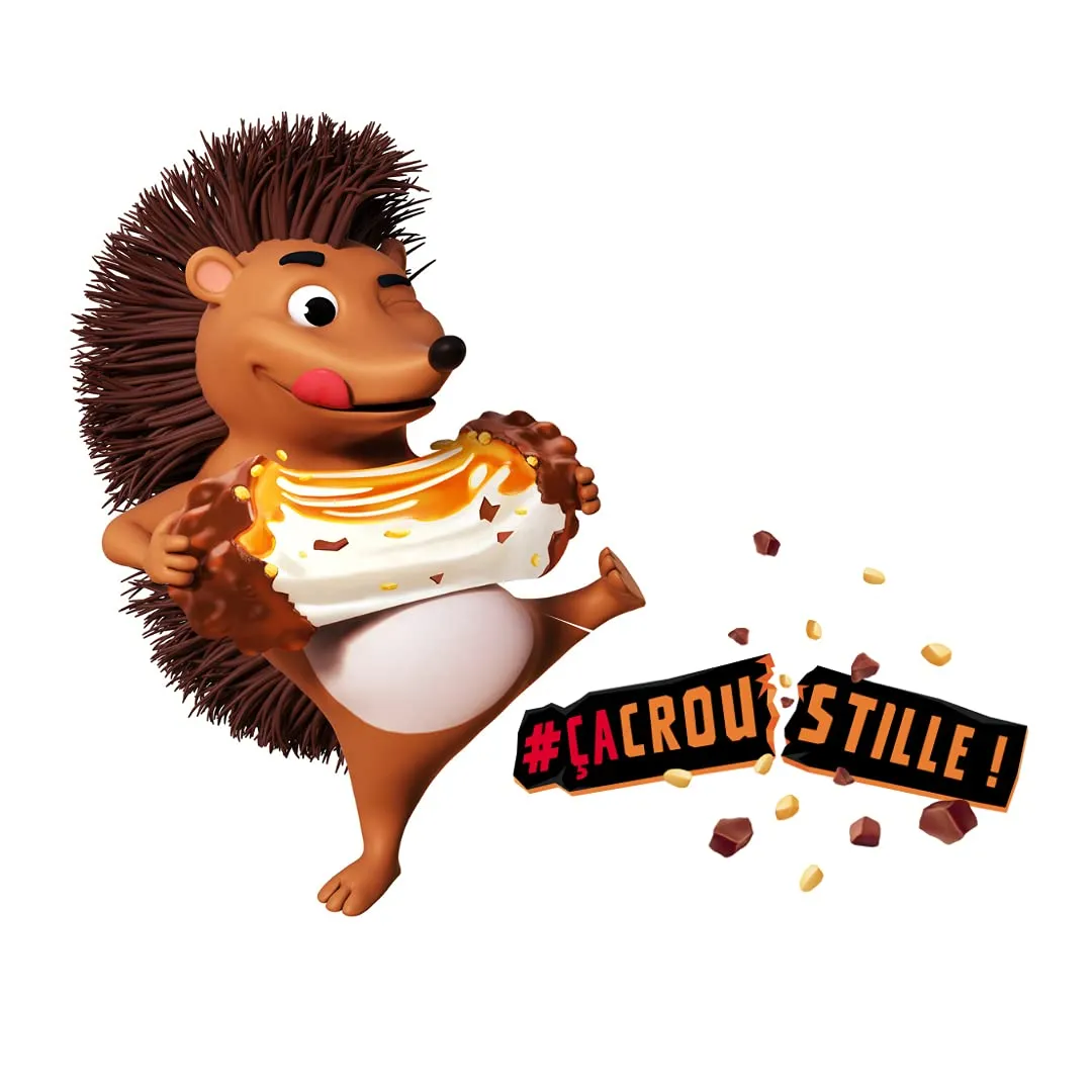 Cémoi Petit Hérisson guimauve caramel lait 180 g croustillant