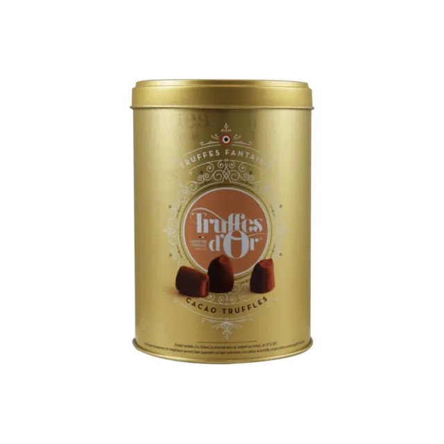 Chocolat Mathez Truffe d'or truffes 500 g boîte métal