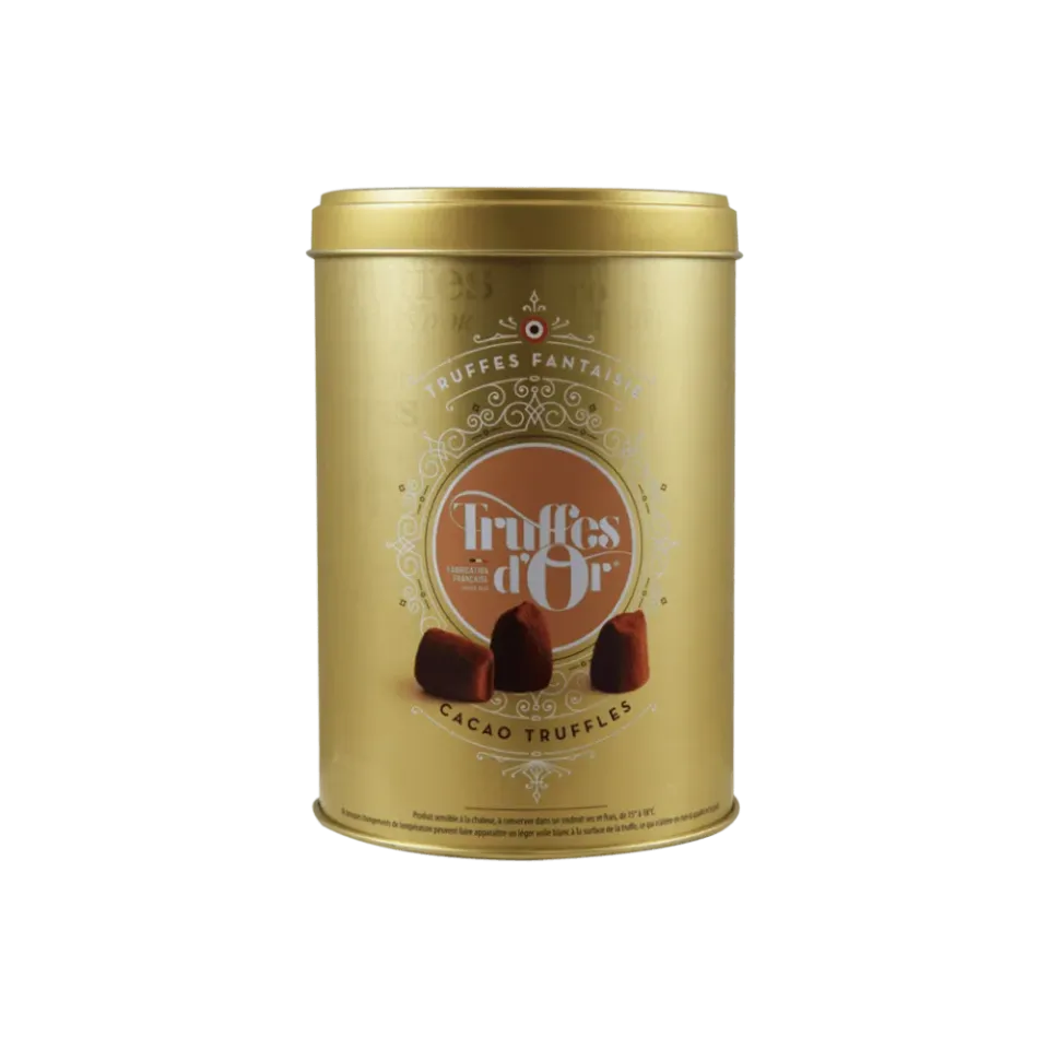 Chocolat Mathez Truffe d'or truffes 500 g boîte métal
