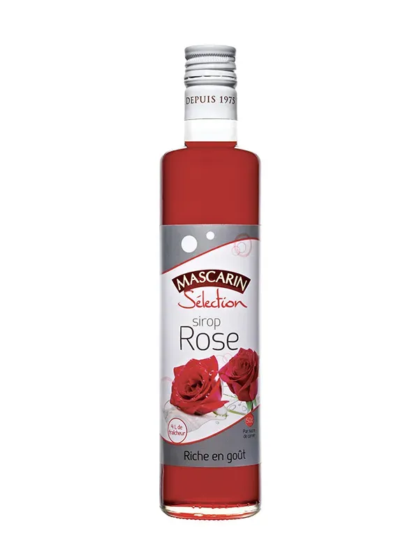 Mascarin Sélection sirop rose floral