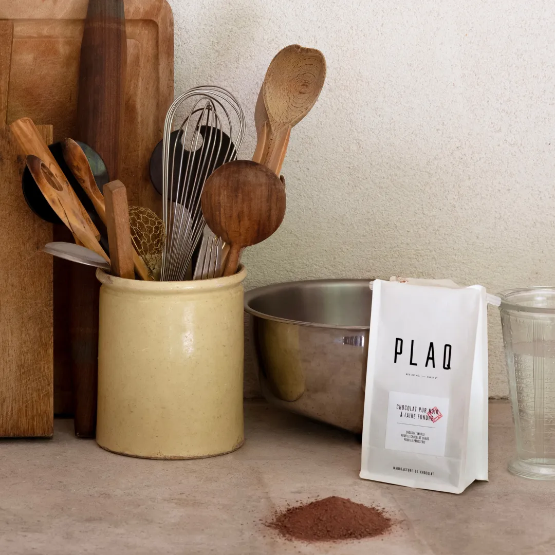 PLAQ Chocolat pur à fondre Kamili 76% 240 g