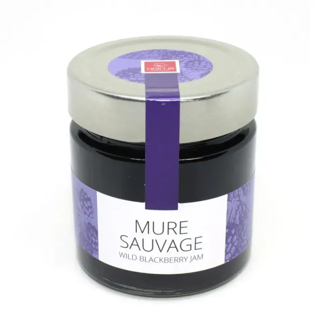 Des Lis Chocolat Confiture Mûre Sauvage 300g fruitée