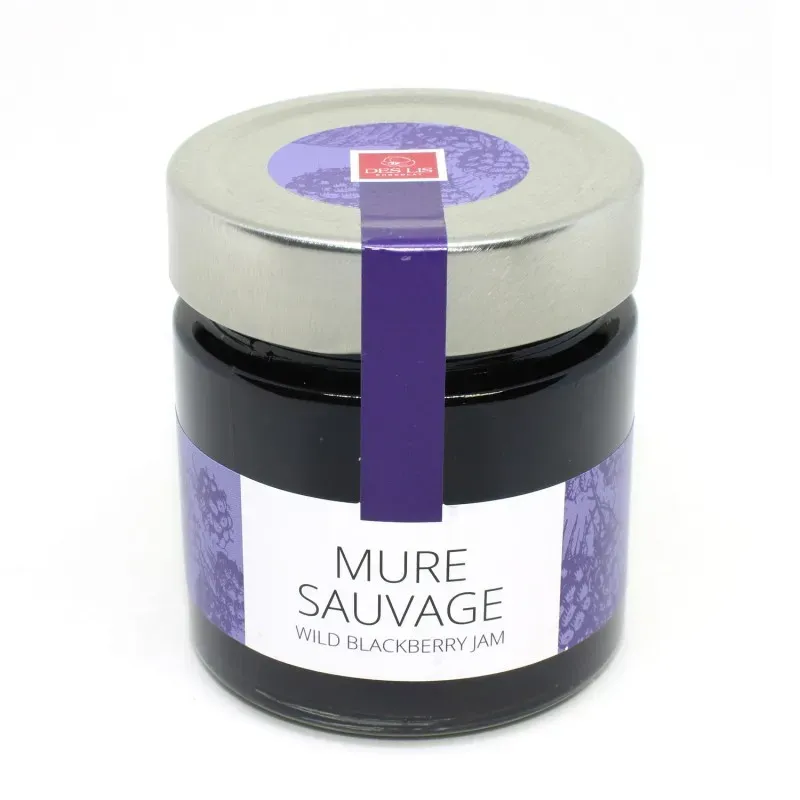 Des Lis Chocolat Confiture Mûre Sauvage 300g fruitée