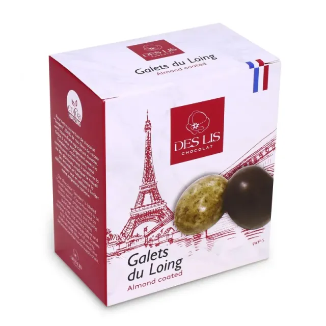 Des Lis Chocolat Galets du Loing chocolat cube 150g
