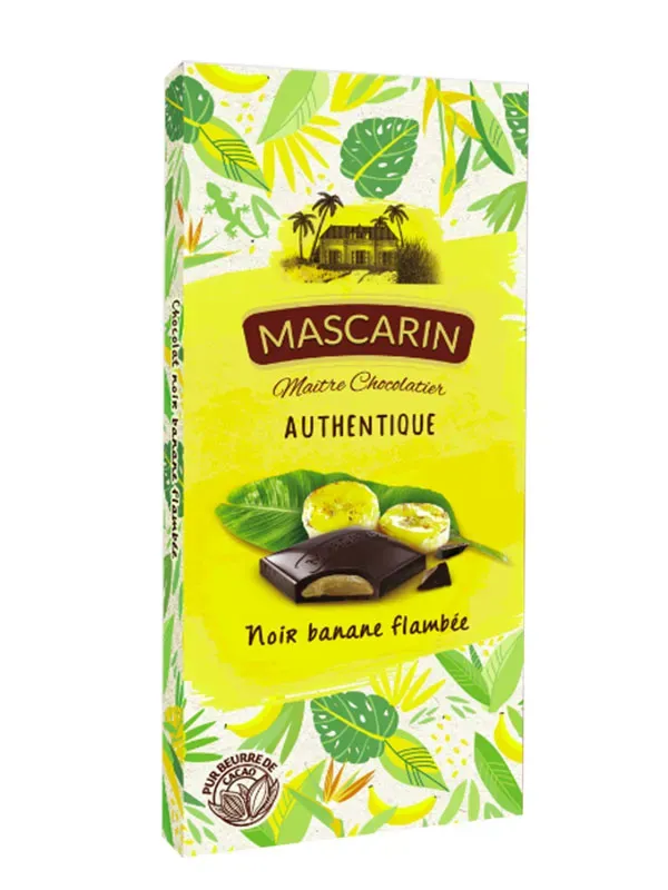 Mascarin Authentique chocolat noir 64% banane flambée