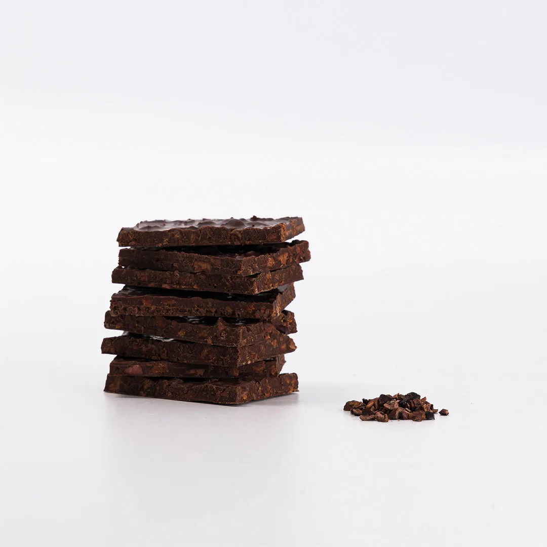 PLAQ Chuao fragments noir grué cacao 76%