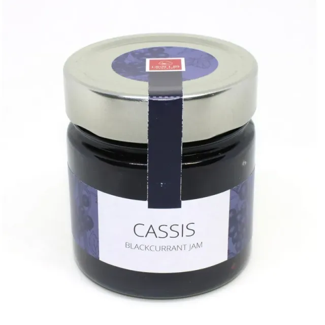 Des Lis Chocolat confiture de cassis pot 300g intense