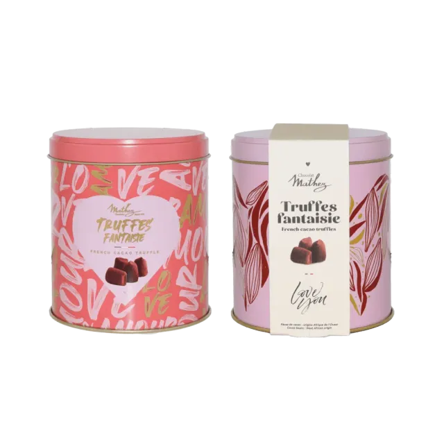 Chocolat Mathez Pink Love Boîte Truffes 250g