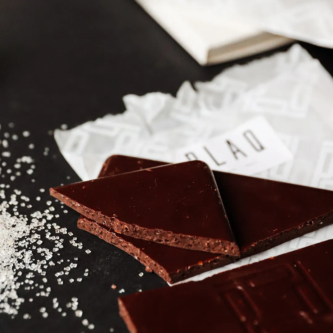PLAQ Maya Mountain 76% tablette chocolat noir croustillant