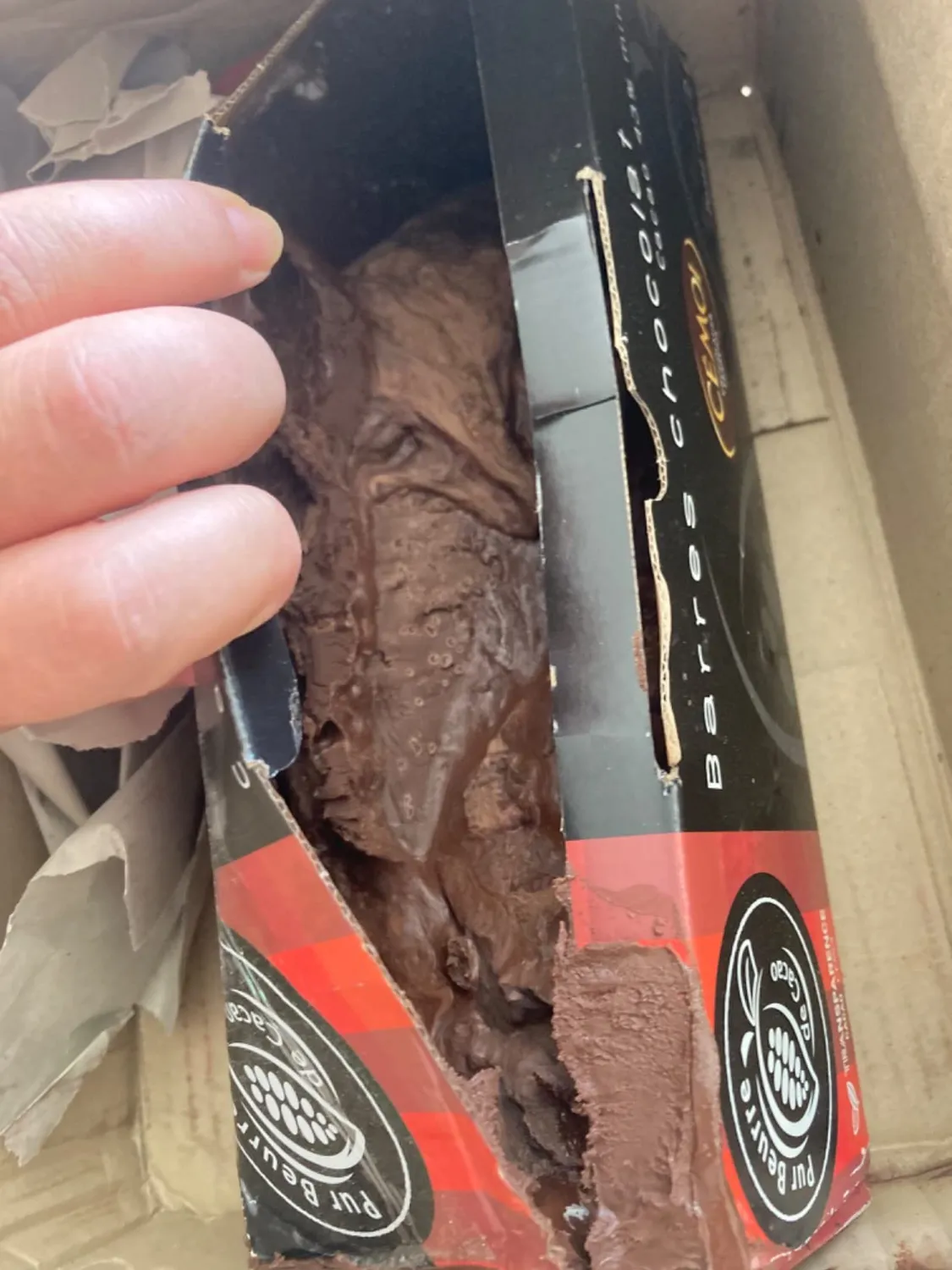 Cémoi Barres Goûter Nues noir 43% 2 kg pur beurre