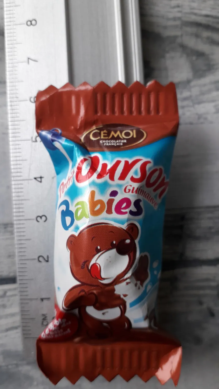 Cémoi Petit Ourson guimauve chocolat au lait vrac 230 pièces 2,9kg
