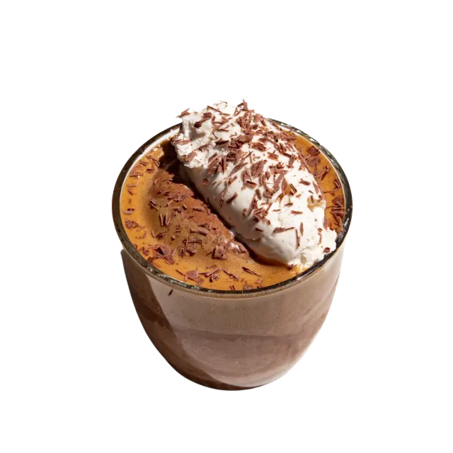 Plaq Moka granité crème boisson expresso chocolat