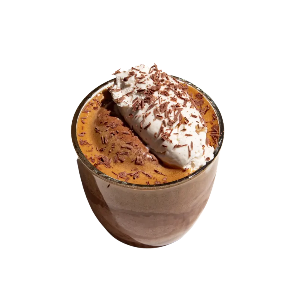 Plaq Moka granité crème boisson expresso chocolat