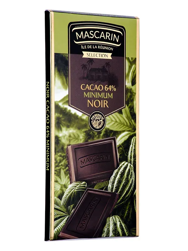 Mascarin Sélection 64% tablette chocolat noir doux