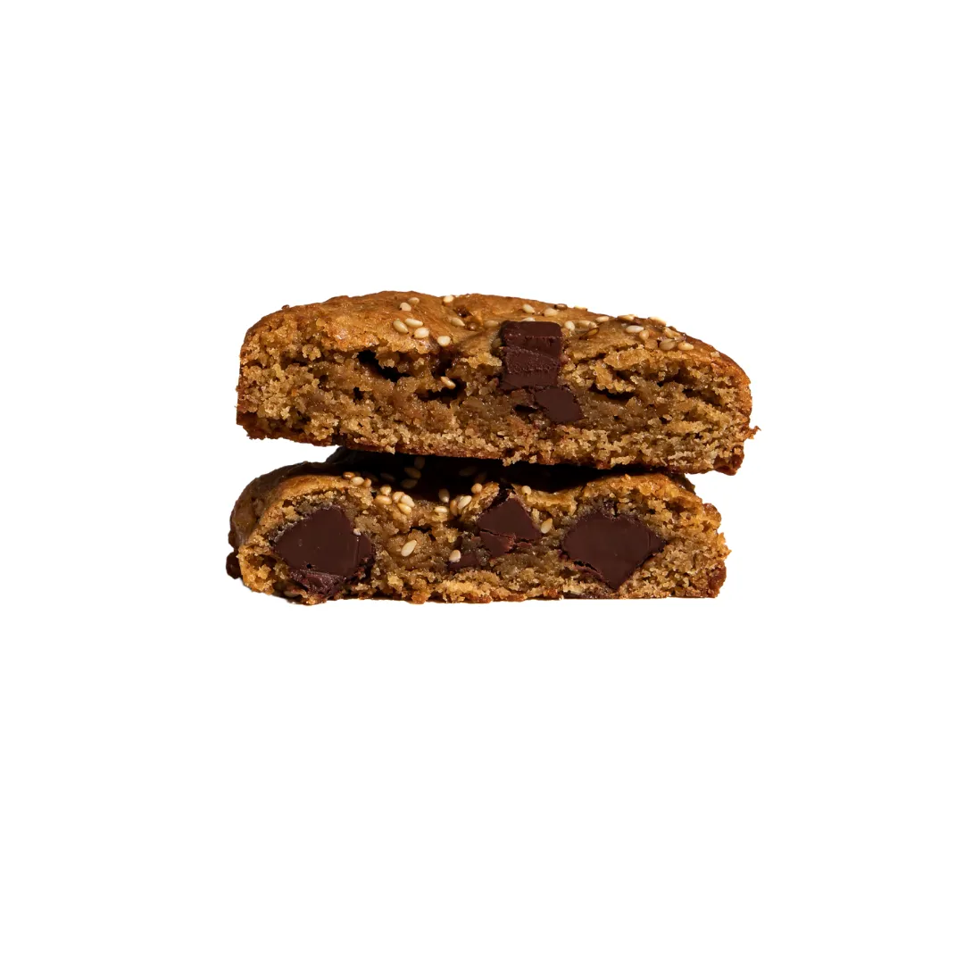 PLAQ cookie miso tahini moelleux