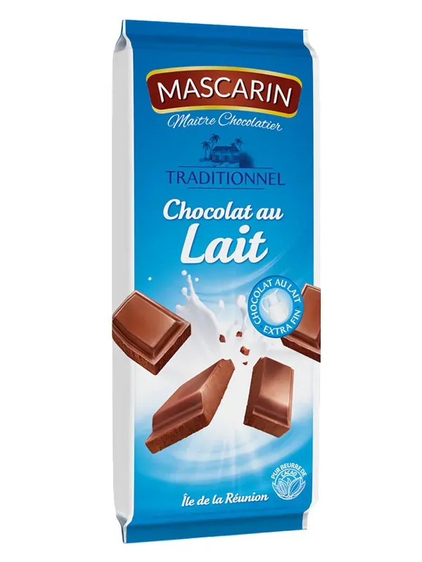Mascarin Tradition 34% cacao chocolat au lait doux