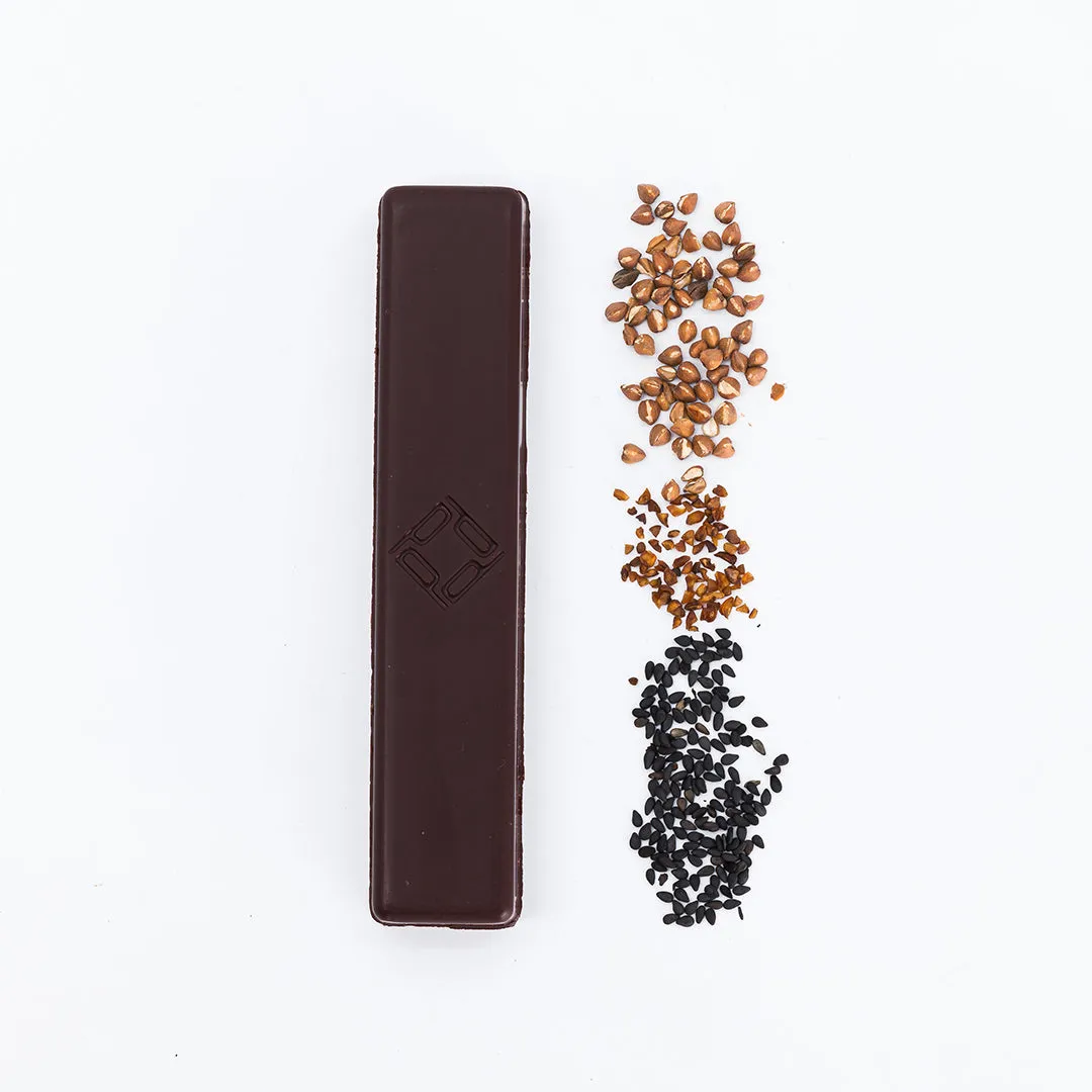 Plaq Kamili barre sarrasin sésame noir chocolat noir