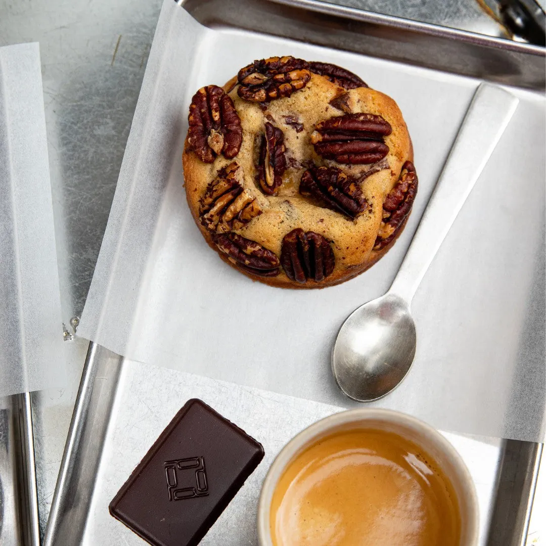 PLAQ Cookie pécan chocolat Kamili 76% fondant