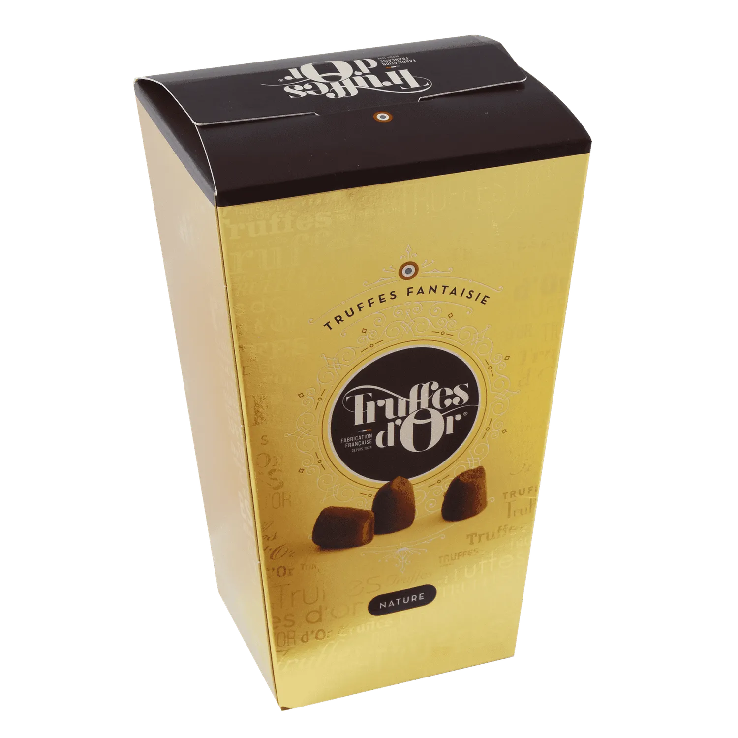 Mathez Truffe d'or étui truffes fantaisie 200g doré